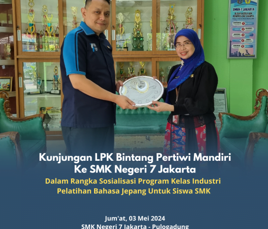 Kunjungan LPK BIntang Pertiwi Mandiri ke smk